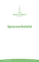 sponsorbeleid