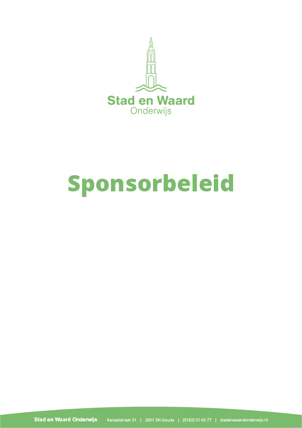 sponsorbeleid